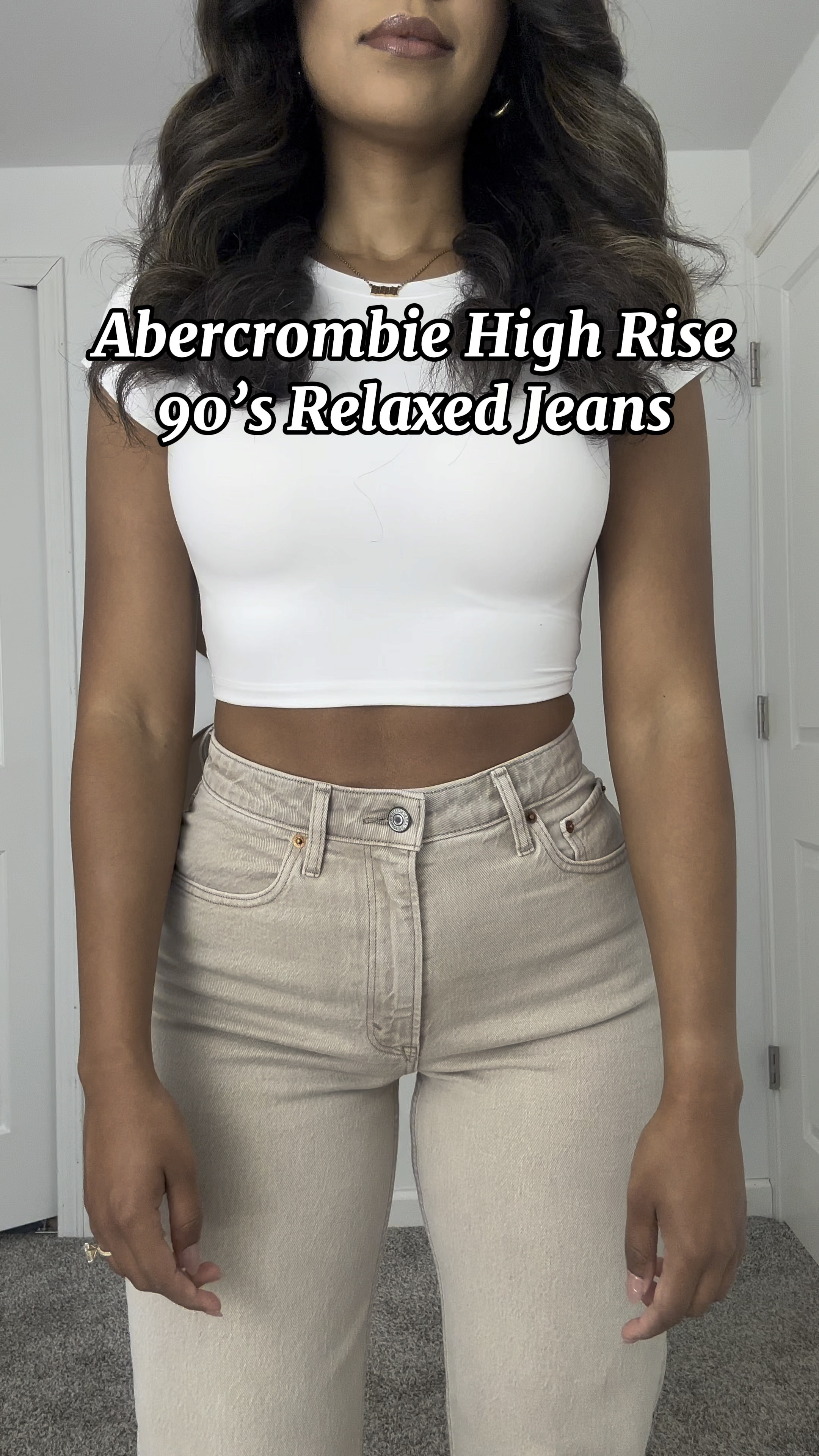 Abercrombie & Fitch + Curve Love High Rise 90s Relaxed Jeans