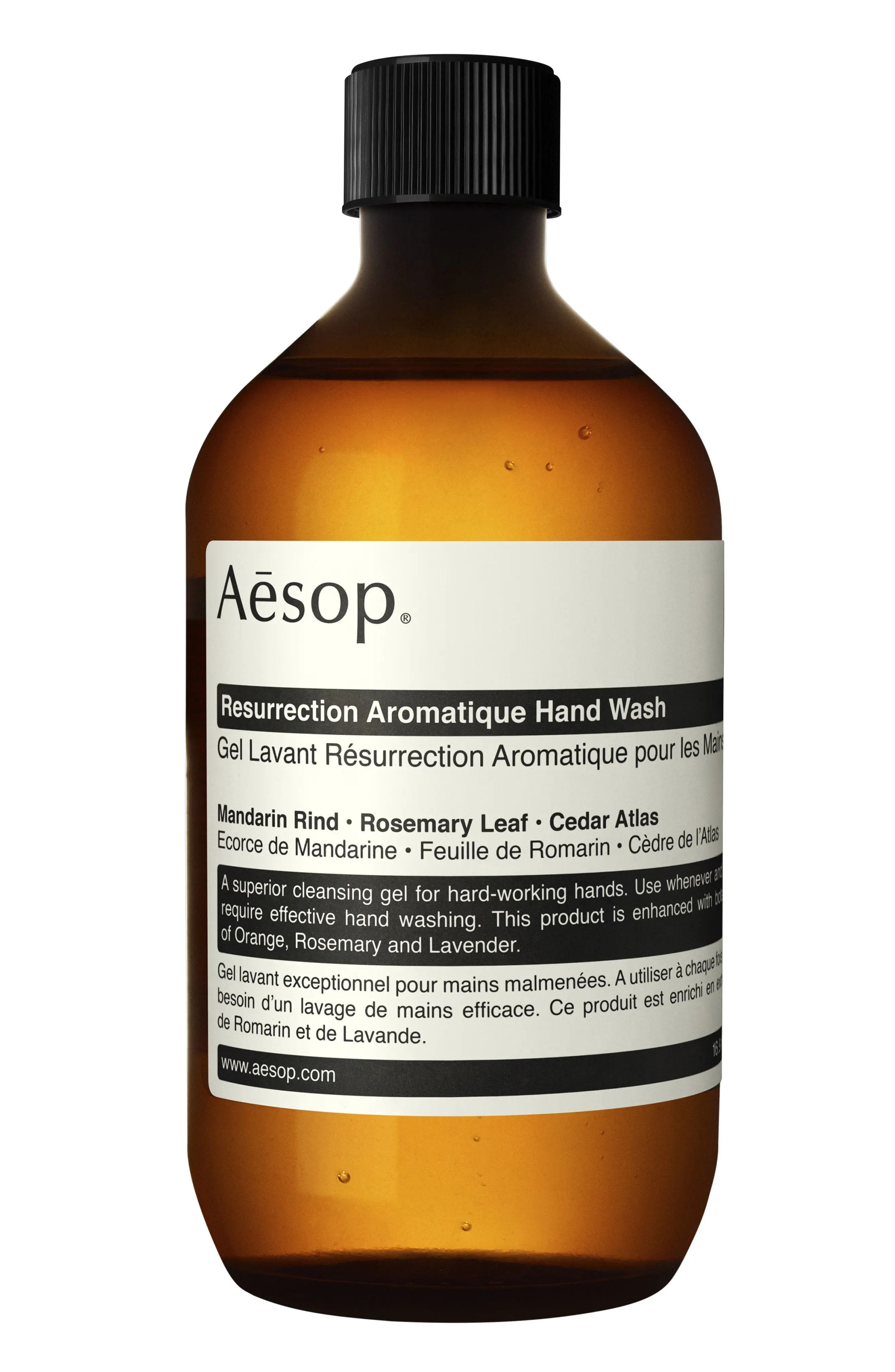 Aesop Resurrection Aromatique Hand Wash in Refill (No Pump) at Nordstrom, Size 16.9 Oz | Nordstrom