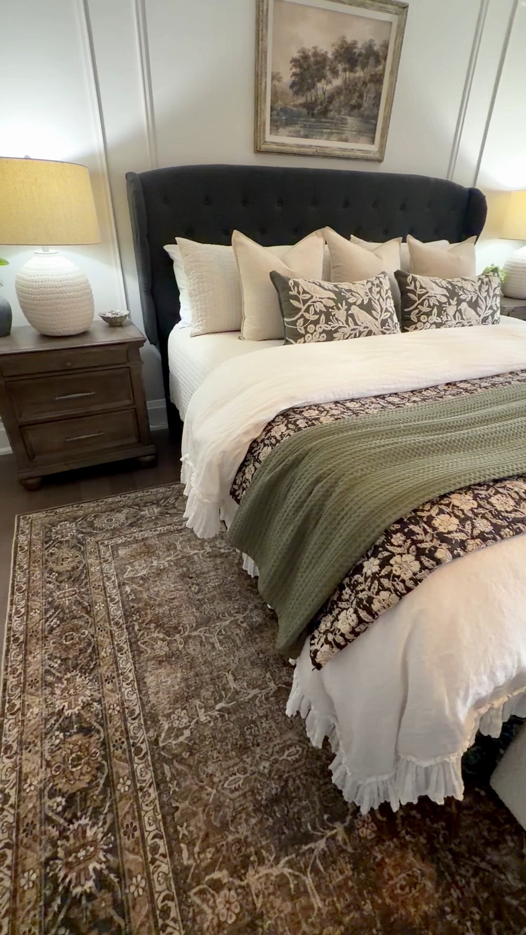 Cozy relaxing bedroom