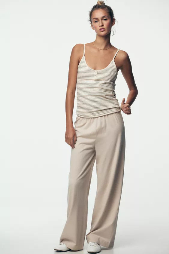 STRIPED RUSTIC T-SHIRT | Zara Canada