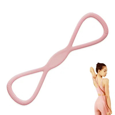 Figure 8 Resistance Bands with Handles - Portable Elastic Fitness Bands for Home Gym, Pilates, Strength Training & Yoga Women-Focused（Pink） | Wayfair North America