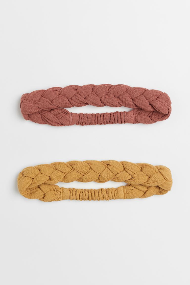 2-pack Braided Headbands | H&M (US + CA)