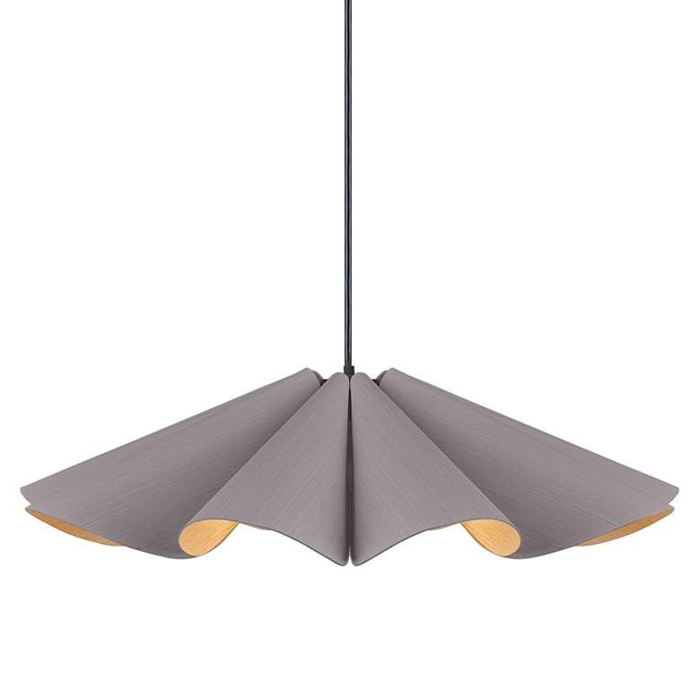 Bruck Delfina 23 1/2" Wide Gray Oak and Ash Pendant Light - #759R0 | Lamps Plus | Lamps Plus
