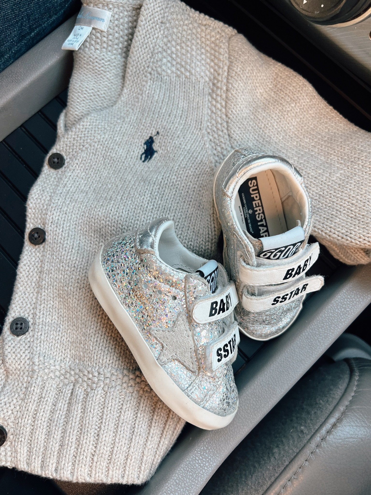 Grey & Grey glitter in the form of GGDB’s 🤍 
Nothing better than Velcro straps for a walking baby. 

#LTKkids #LTKGiftGuide #LTKbaby