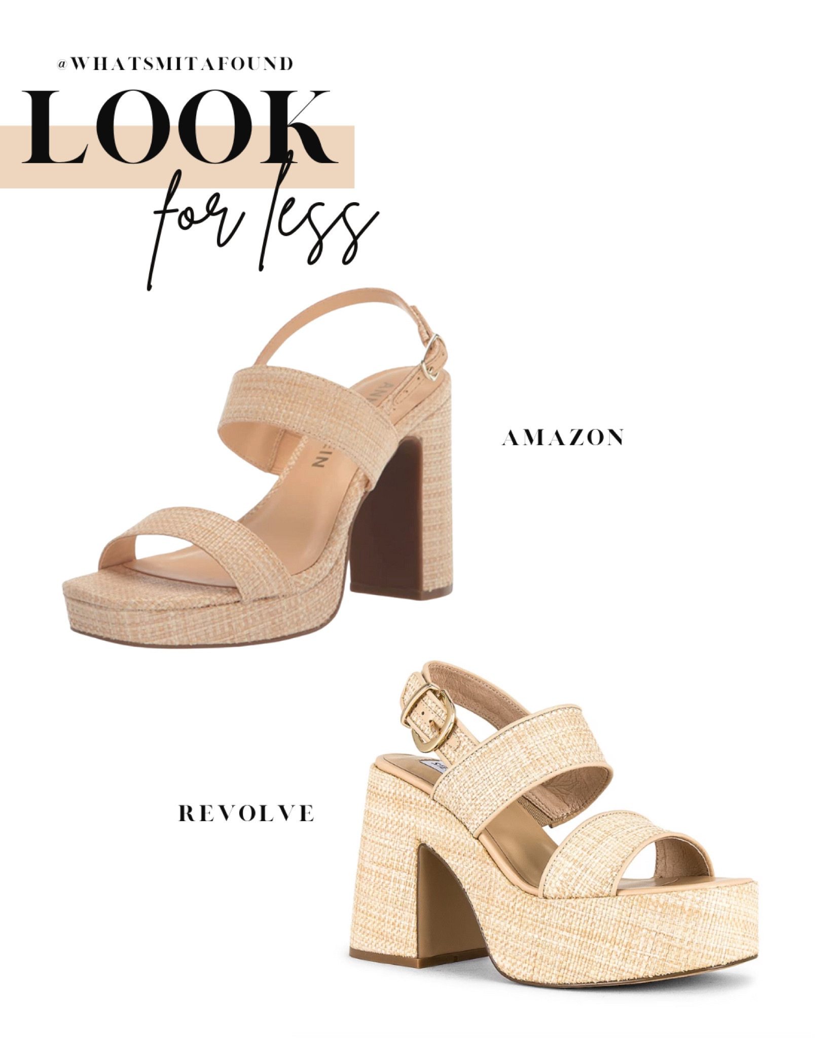 Save $$ on trendy raffia heeled sandals from Amazon, get the Revolve look for less! Raffia sandals, raffia heeled sandals, raffia wedges, heeled sandals for summer, trendy heeled sandals, chunky heeled sandals, chunky heel sandals, Revolve heeled sandals, Revolve raffia sandals

#LTKsalealert #LTKFind #LTKshoecrush
