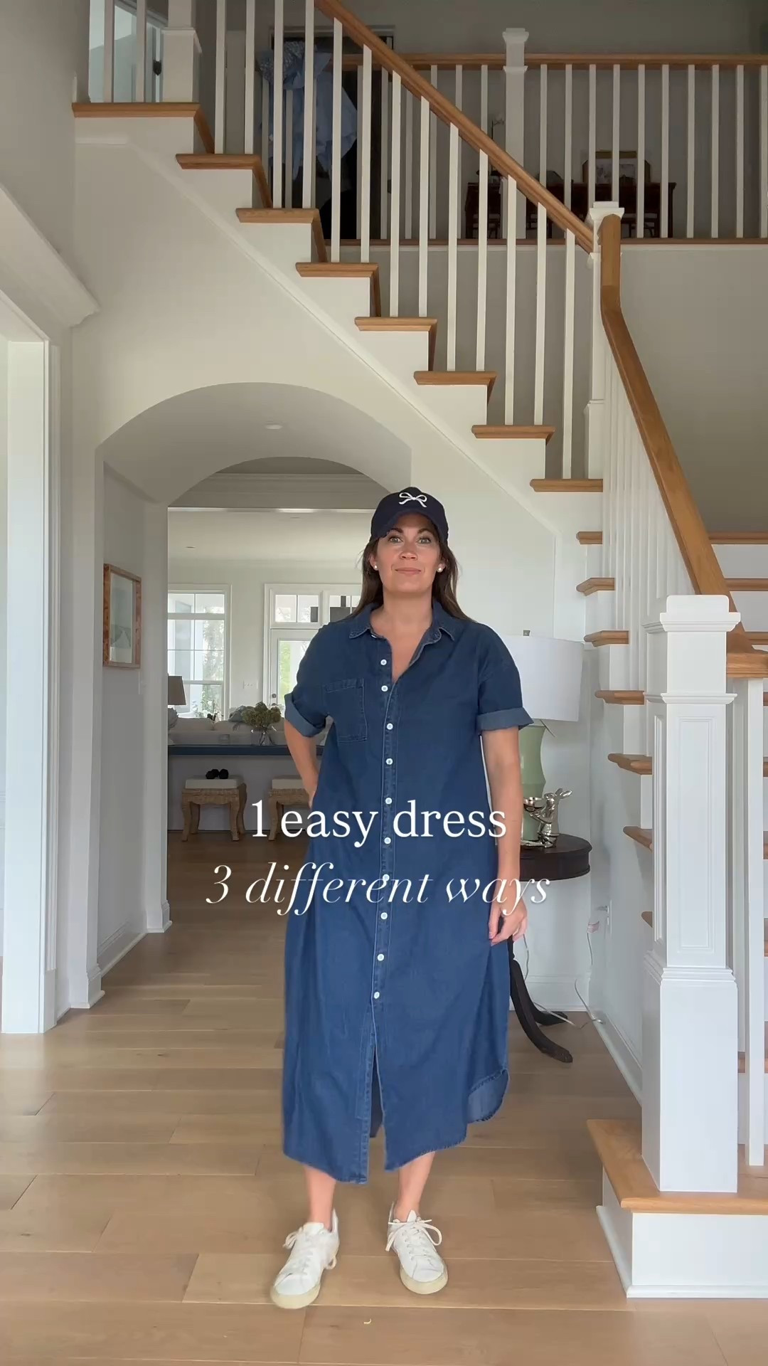 1 easy dress, 3 different ways
• casual for errands or the field
• classically pretty for the market or brunch
• polished for dinner or a school/work event