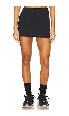 WellBeing + BeingWell MoveWell Tally Skirt in Black from Revolve.com | Revolve Clothing (Global)