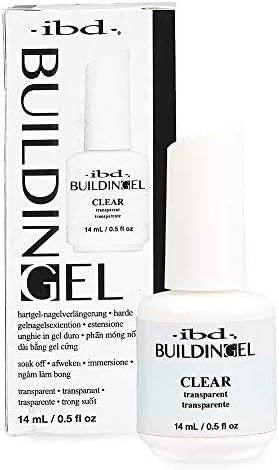 IBD Building Gel, Hard Gel Nail Extension, Clear, 0.5 oz | Amazon (US)