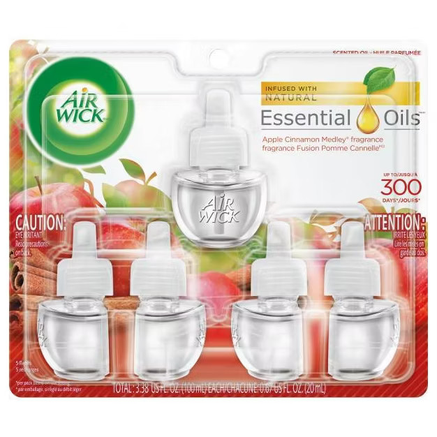 Air Wick Scented Oil Apple Cinnamon Medley - 5ct | Target