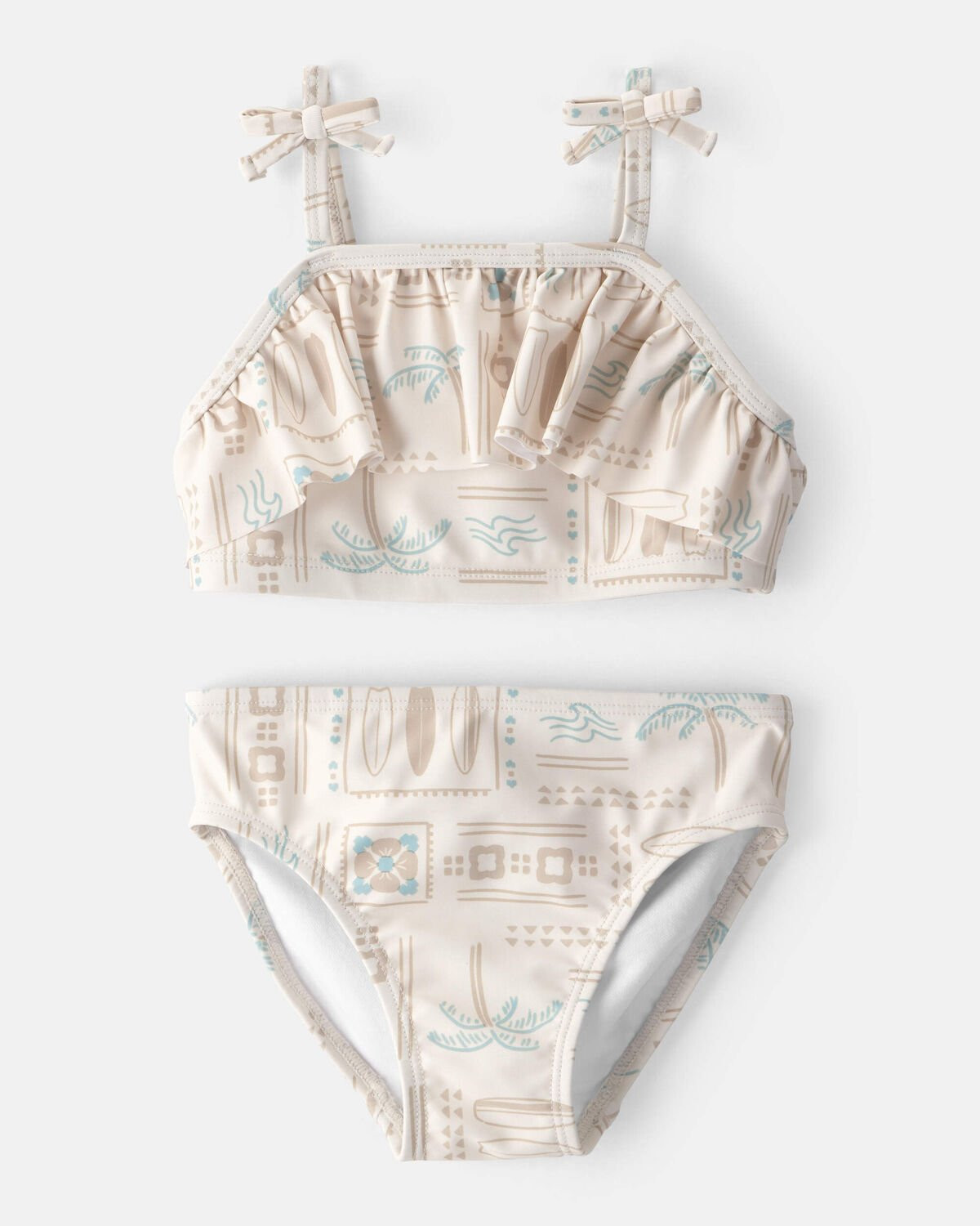 Cream - Toddler Girl 2-Piece Surf Bikini Set - Cream, Selected | Carter's Inc