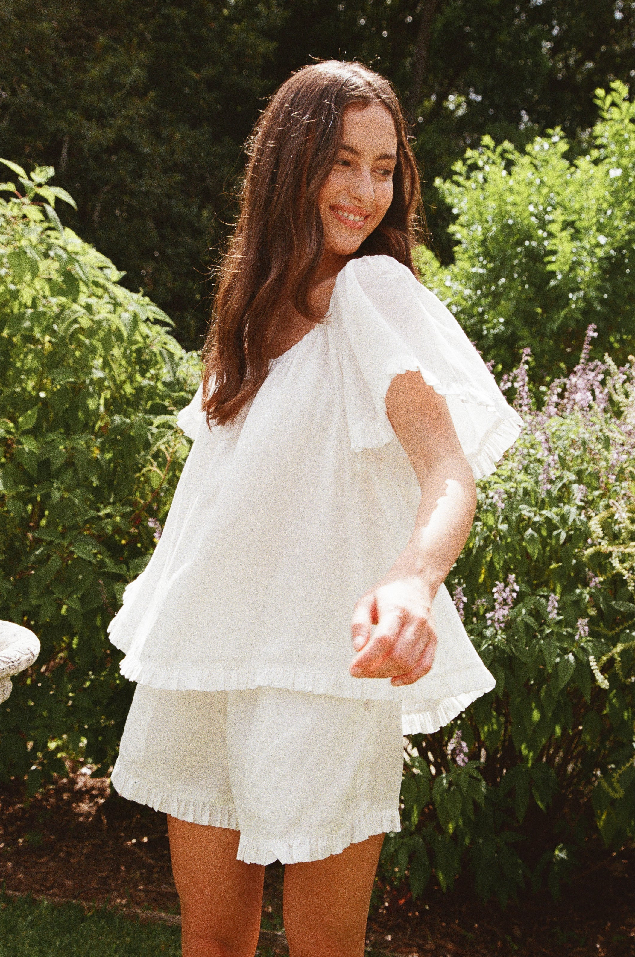 Betty Pajama Set - Lyocell Batiste - Off White | Piyama US