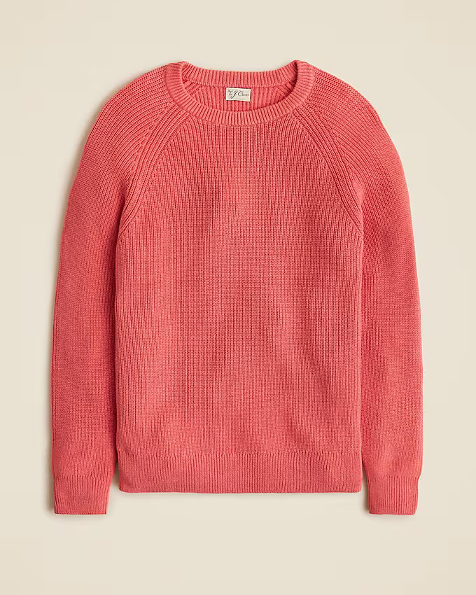 Heritage cotton ribbed sweater | J. Crew US
