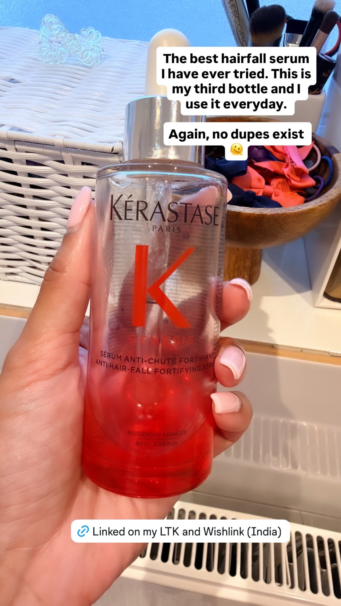 The best hairfall serum I have ever tried. This is my third bottle and I use it everyday. 

Again, no dupes exist 🫠