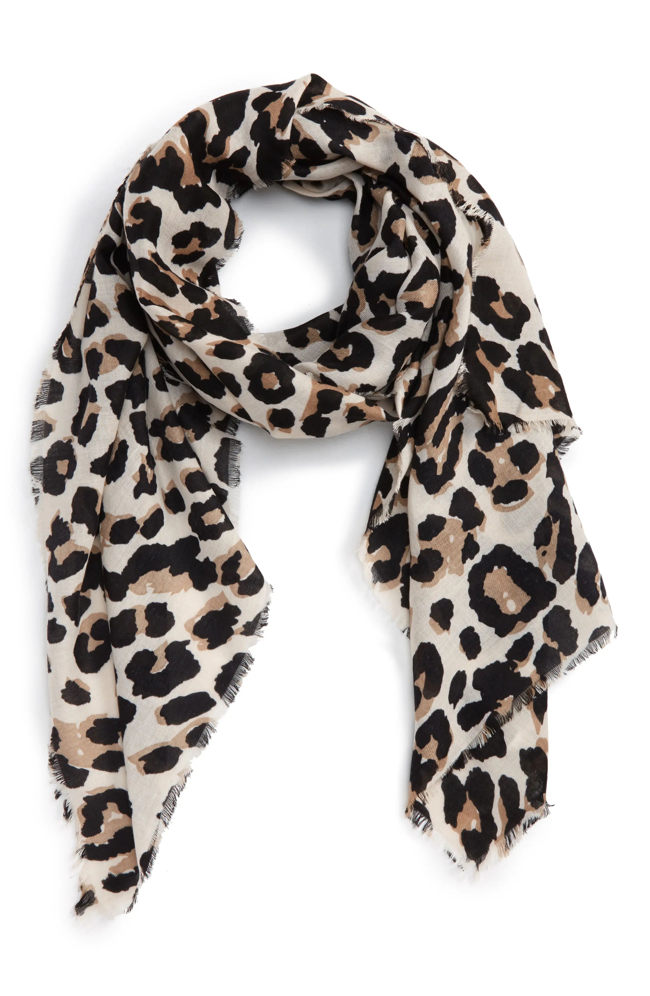 Leopard Print Scarf | Nordstrom