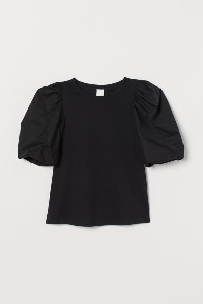 Balloon-sleeved Top | H&M (US + CA)