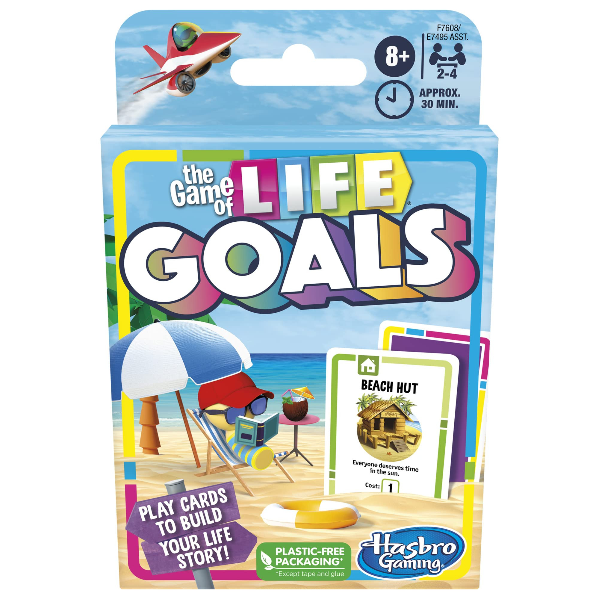 Hasbro The Game of Life Goals Card Game - Quick-Playing Family Game for 2-4 Players Ages 8 and Up | Amazon (US)