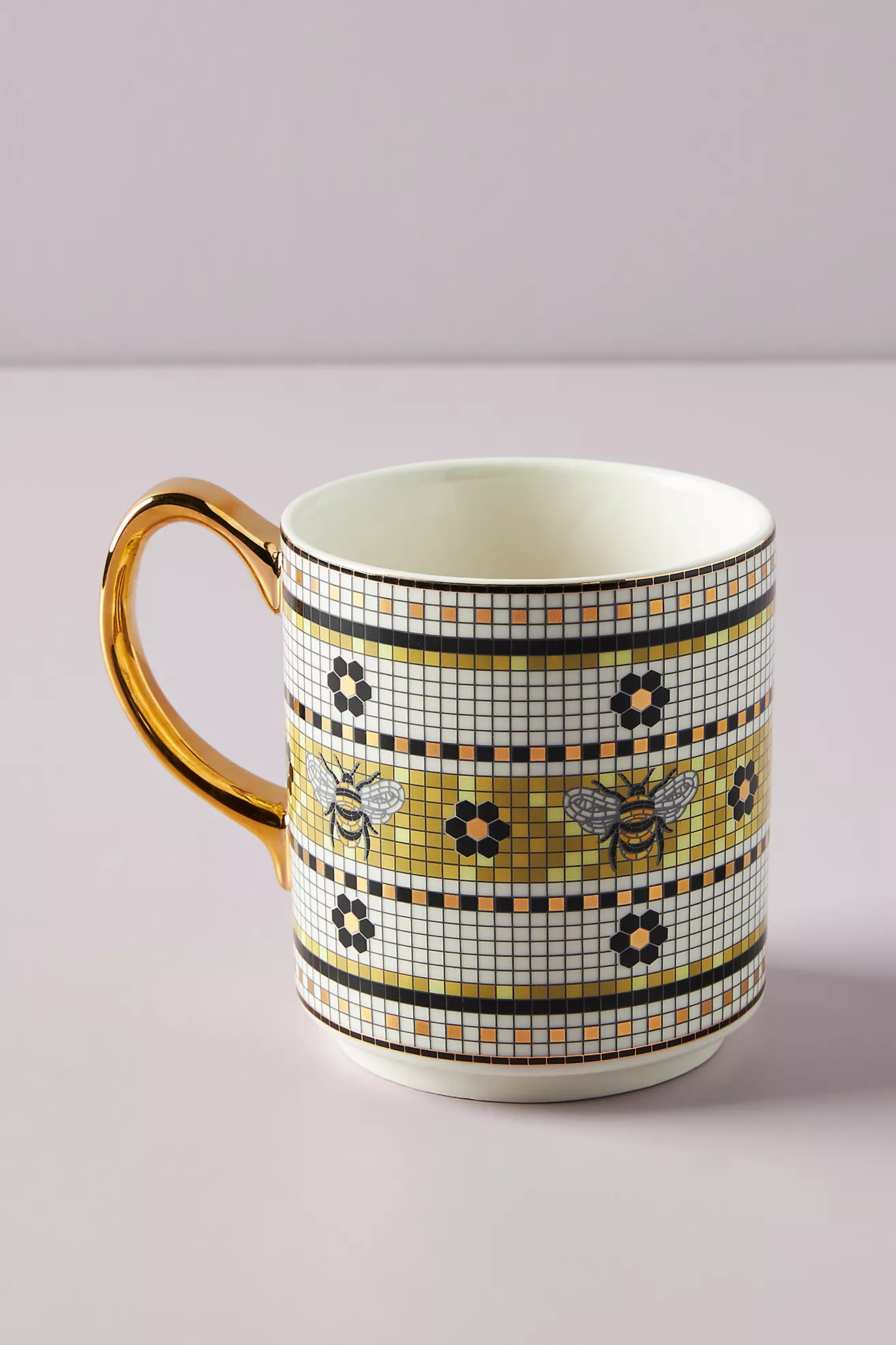 The Bistro Tile Stoneware Mug: Garden Edition | Anthropologie (US)