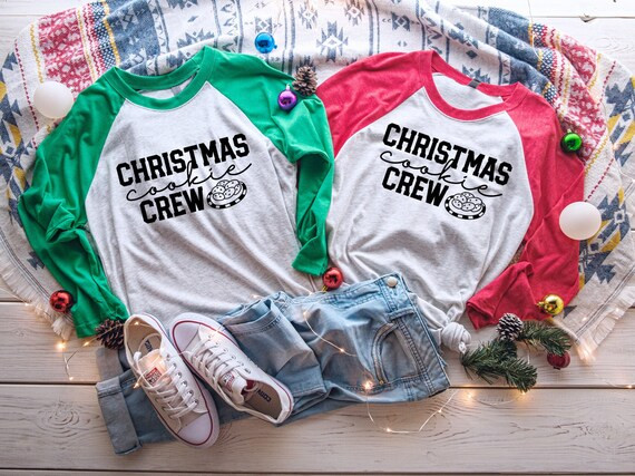 Christmas Baking Shirts, Christmas Cookie Crew, Matching Christmas Shirts, Family Baking Shirts f... | Etsy (US)