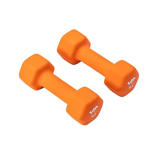 JFIT Neoprene Dumbbell Pairs, 6 LB | Amazon (US)
