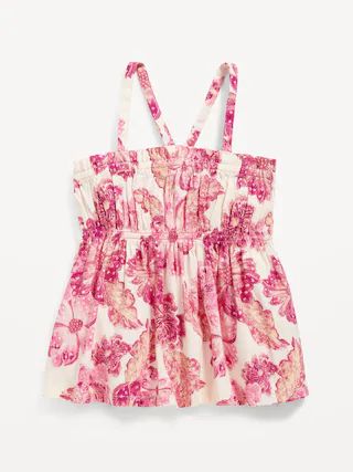 Sleeveless Back Bow-Tie Swing Top for Toddler Girls | Old Navy (US)