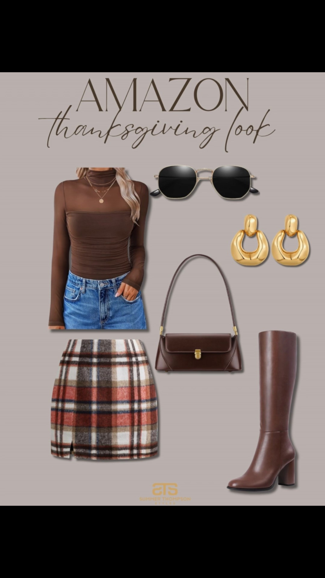 Amazon. Thanksgiving style. Plaid. Neutral. Holiday. Outfit idea. Outfit inspiration. Trending. Best sellers. Viral. Affordable style  

#LTKStyleTip #LTKSeasonal #LTKFindsUnder100