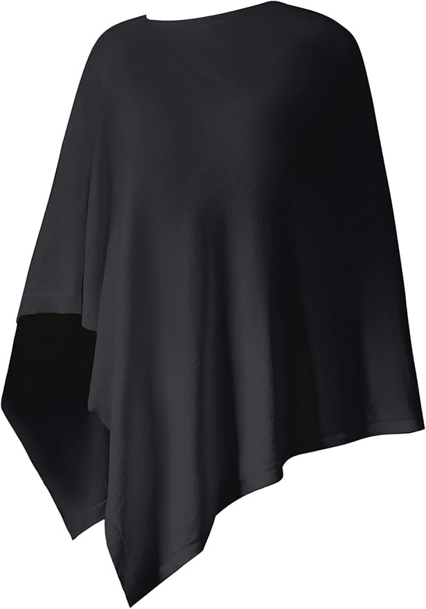 Lacretazhi Women's Shawl Wraps Lightweight Knitted Poncho Sweater Versatile Scarf Cape Cardigan f... | Amazon (US)