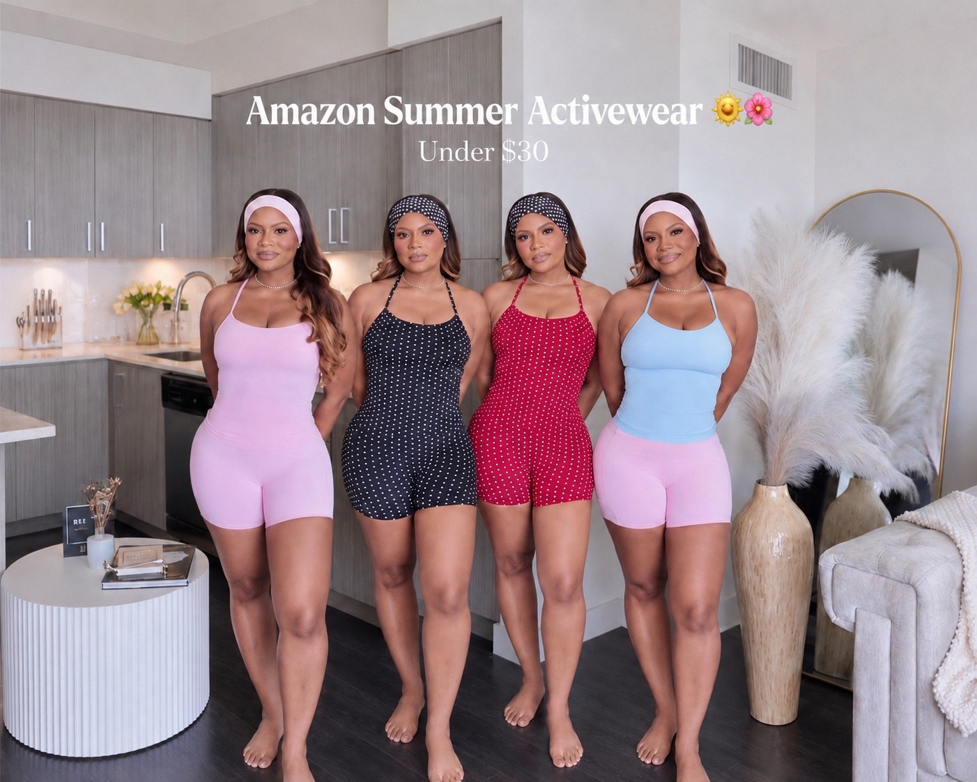 Amazon activewear that’s actually cute and affordable? Say less. 💕 These matching sets and rompers are under $30, lightweight, flattering, and perfect for everything from hot girl walks to coffee runs. Bonus points for all the fun colors and prints—because workouts deserve cute outfits too.

#AmazonFinds #ActivewearStyle #LTKCreator #AffordableFashion