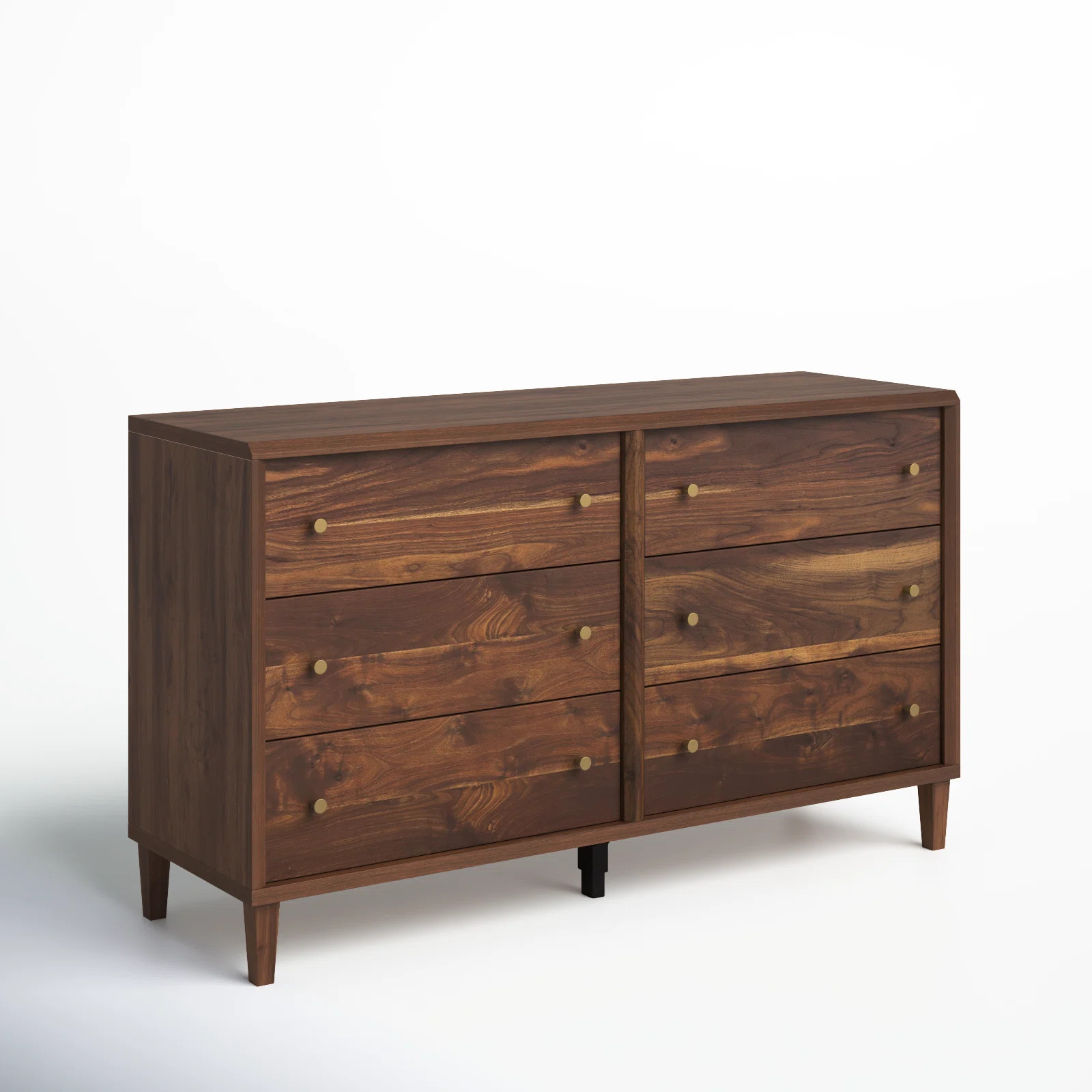 Sand & Stable™ Harry Willow Place 6 Drawer 59.05" W Double Dresser & Reviews | Wayfair | Wayfair North America