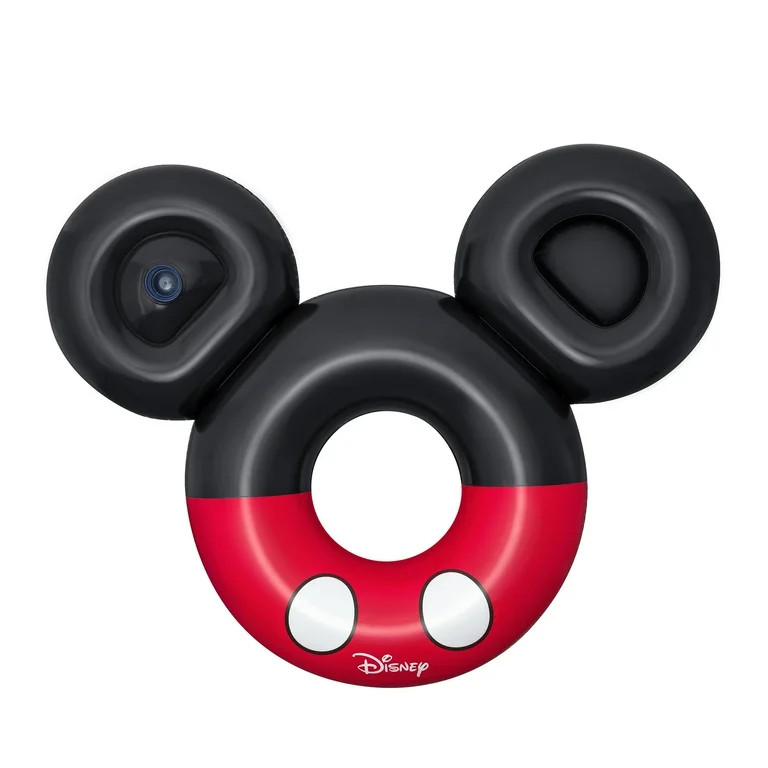 Disney Mickey Mouse Inflatable Swim Tube with Cup Holder & Storage Space, Extra Large 44’’ Di... | Walmart (US)