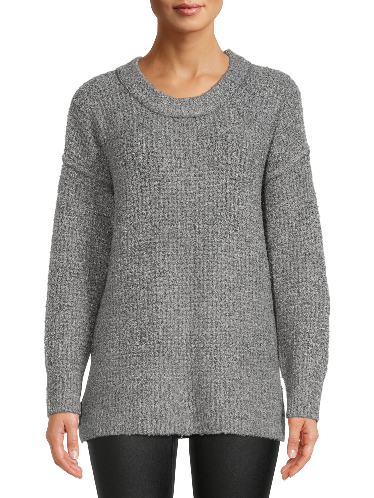 Bohemian Rose Women's Crewneck Tunic Sweater | Walmart (US)