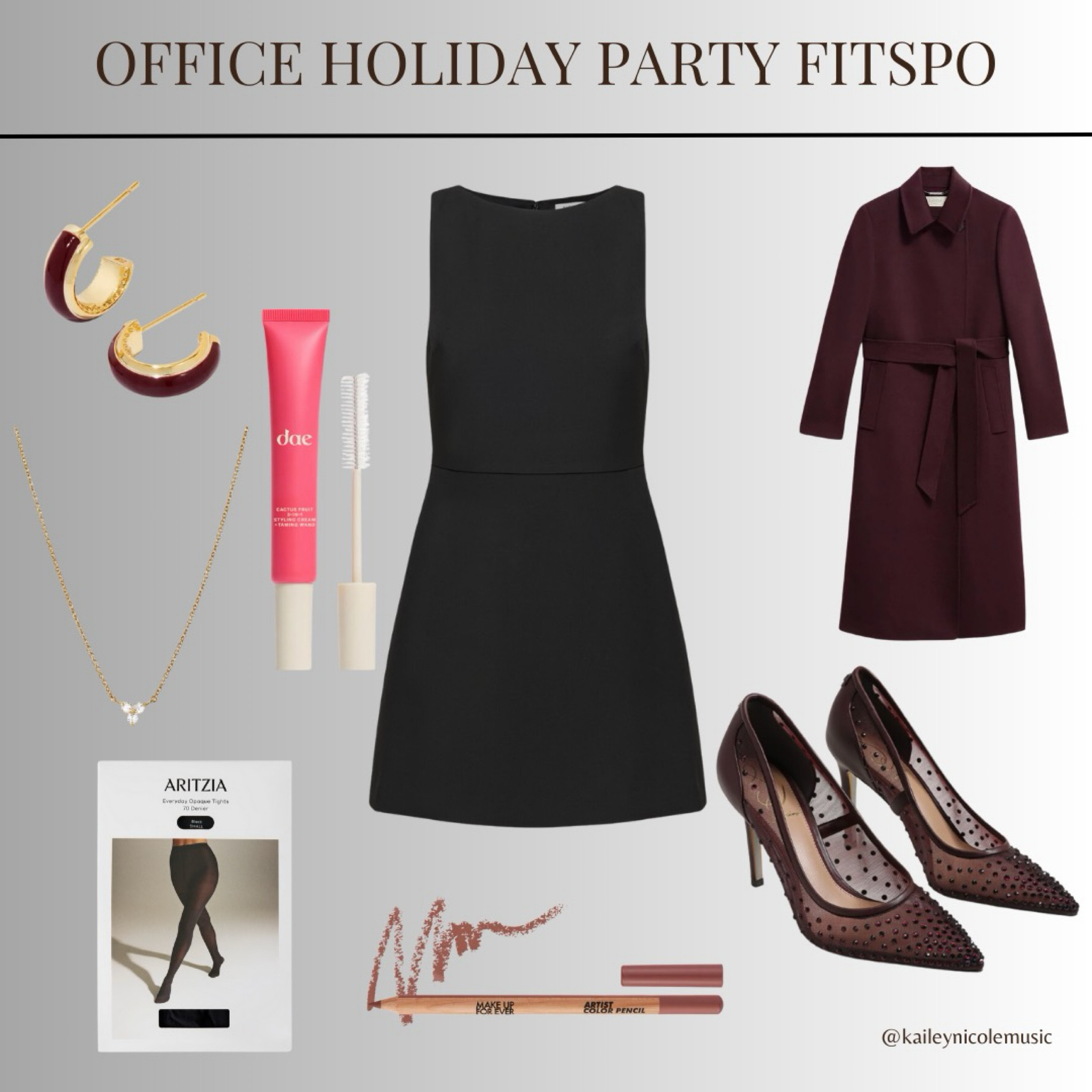 Burgundy is so in this season and what better time to show it off than the office holiday party? I think a slicked bun would pull this outfit together perfectly and give these burgundy earrings the chance to shine ✨

#LTKSeasonal #LTKHoliday