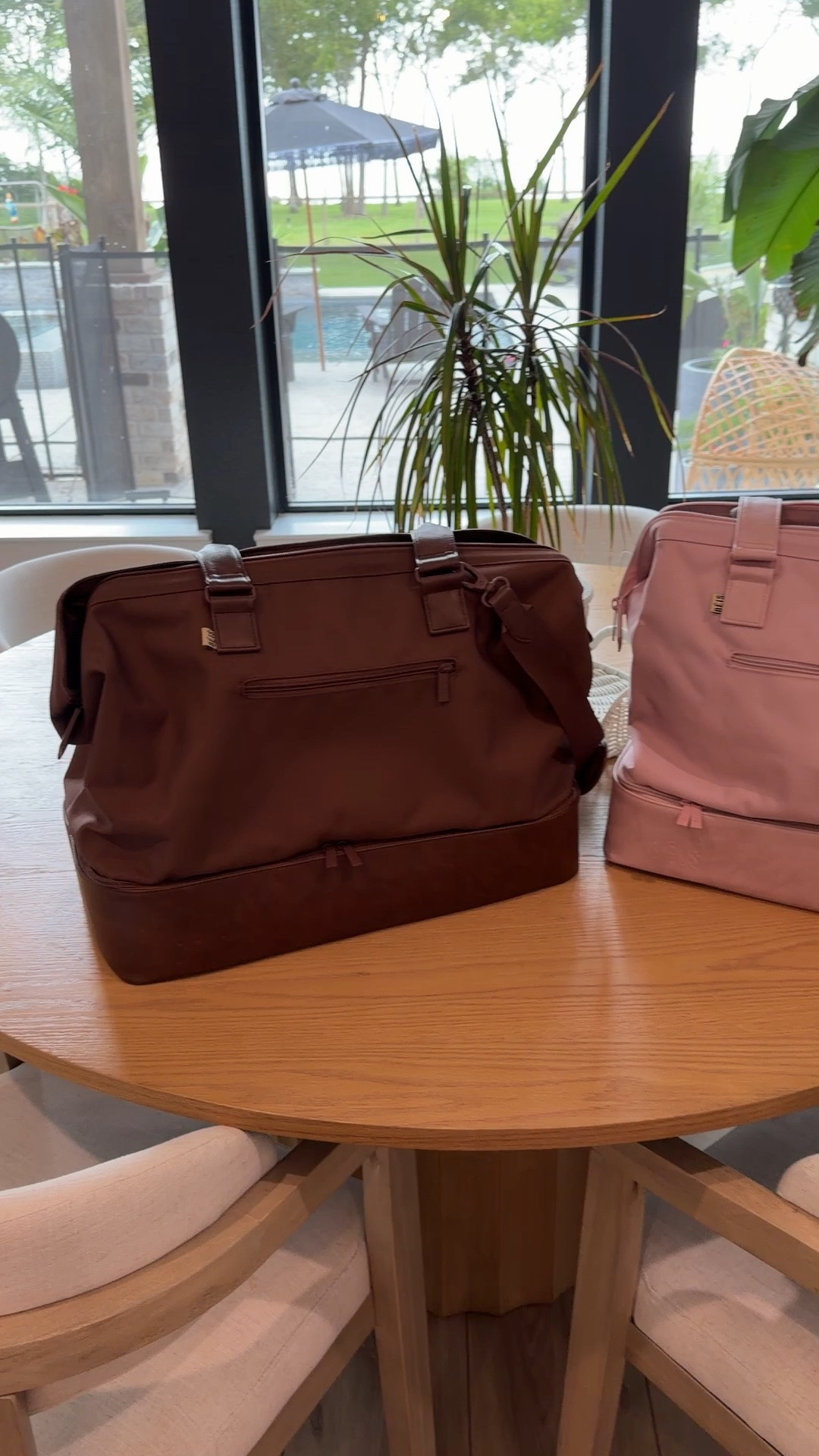 Love our Beis duffle bags! We also have the medium rolling suitcase which I typically take with me because I pack a ton. 😂 @beis #ad #beispartner