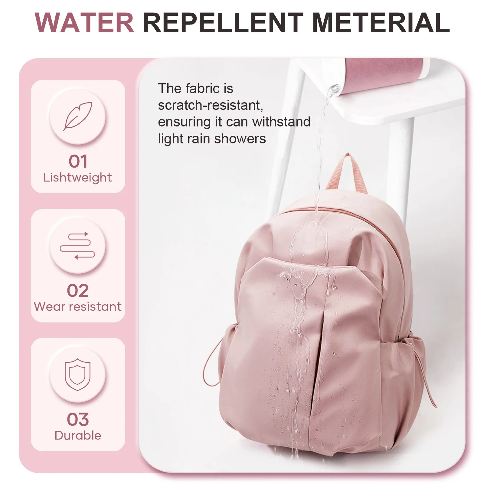 Basic Backpack for High School Women Men, Simple Bookbag Lightweight Casual Daypack, College Back... | Walmart (US)