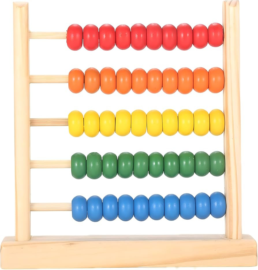 Miniature Counting Frame,5 Rows,Learning Mathematics Abacus | Amazon (US)