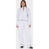 Ash Grey Straight Leg Seam Detail Sweatpants | PrettyLittleThing US