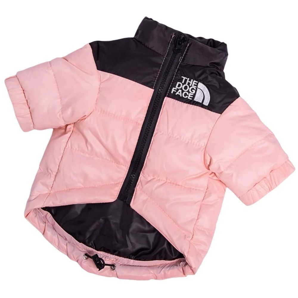 Dog Clothes The Dogs Face Puffer Coat Thick Warm Outdoor Pet Clothes Winter Windproof Fashion Pet... | Walmart (US)