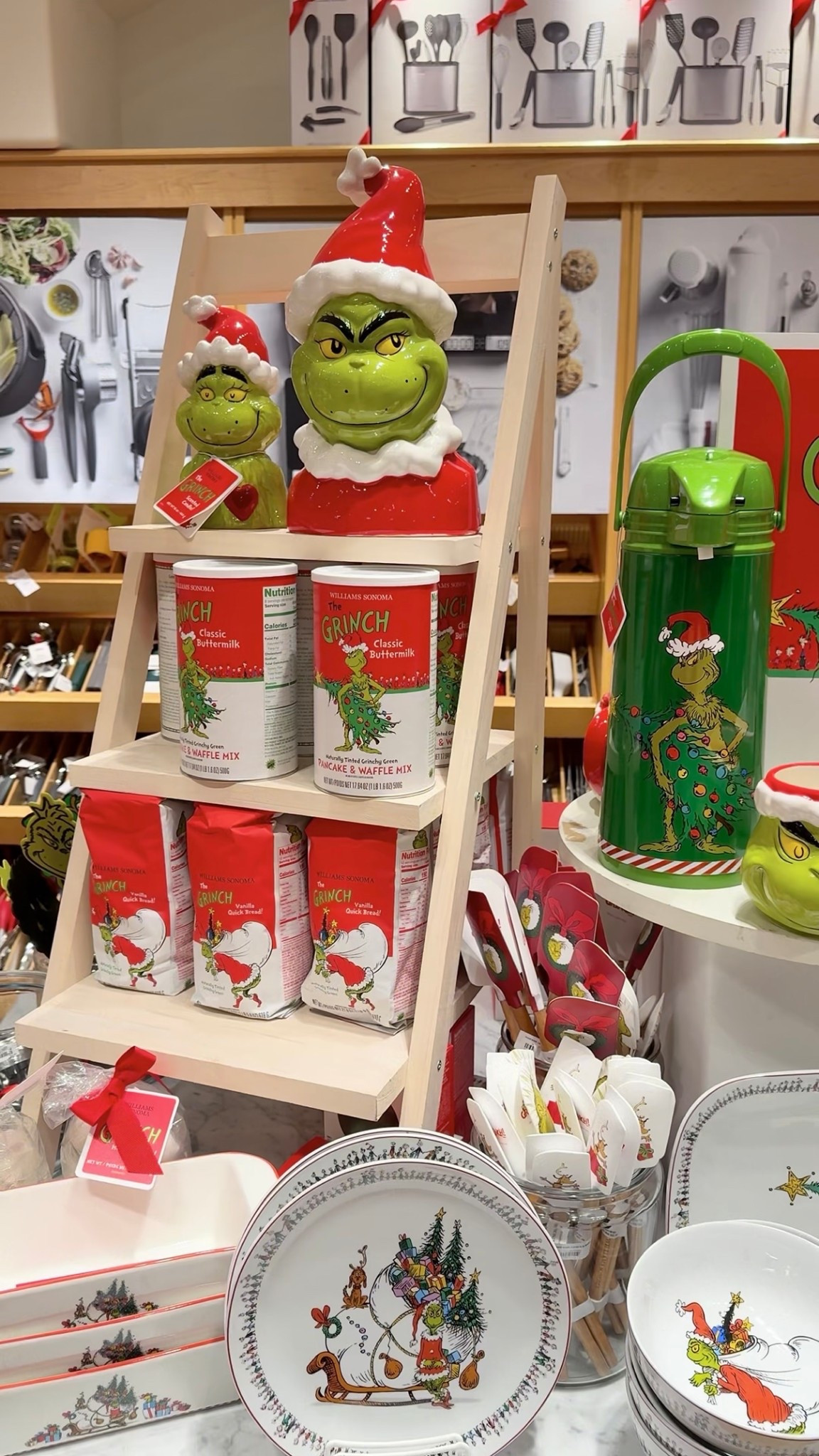 Williams Sonoma Christmas gifts, williams Sonoma baking mix, grinch, Grinchmas, holiday baking, Christmas baking, Williams Sonoma hot cocoa, williams Sonoma peppermint bark, hostess gifts, gift basket ideas, gifts for her, gift ideas, gift guide for her, gifts for mom, gifts for mother in law

Williams Sonoma at Christmastime is my happy place!😍 I just love all of their Christmas tins of treats, baking mixes, hot cocoa, beautiful gift ideas and more!🎄🎅🏼 This Grinch collection is so cute!💚 could put together some super cute gift pairings and baskets!🎁 

#LTKHoliday #LTKGiftGuide #LTKHome