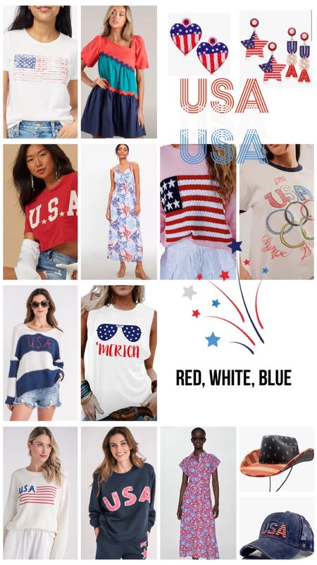Red white and blue round up for you…



#LTKstyletip #LTKSeasonal #LTKparties