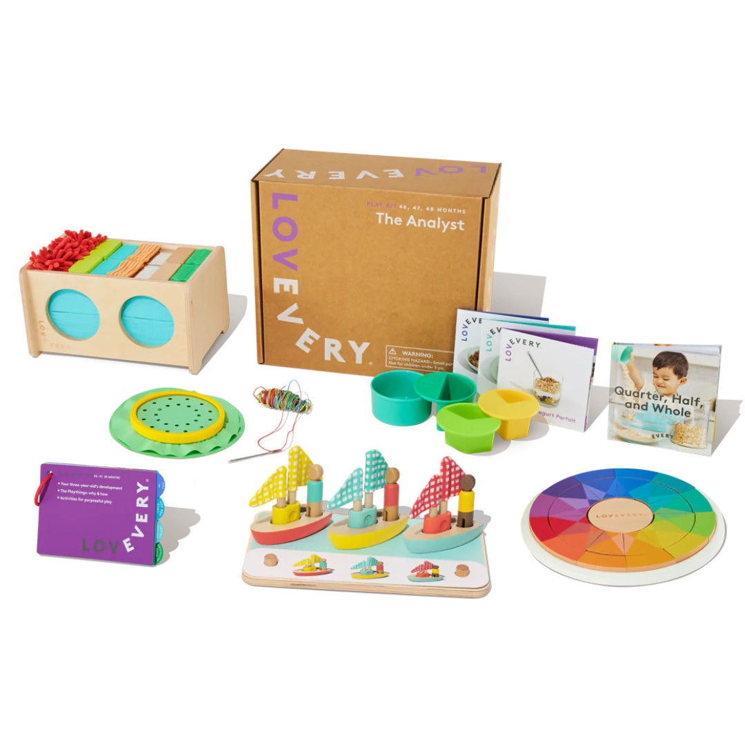 Lovevery Analyst Kit | The Play Kits | Toddler Toy Subscription For 3 Year Olds | Toddler STEM Development Toy Subscription | LOVEVERY