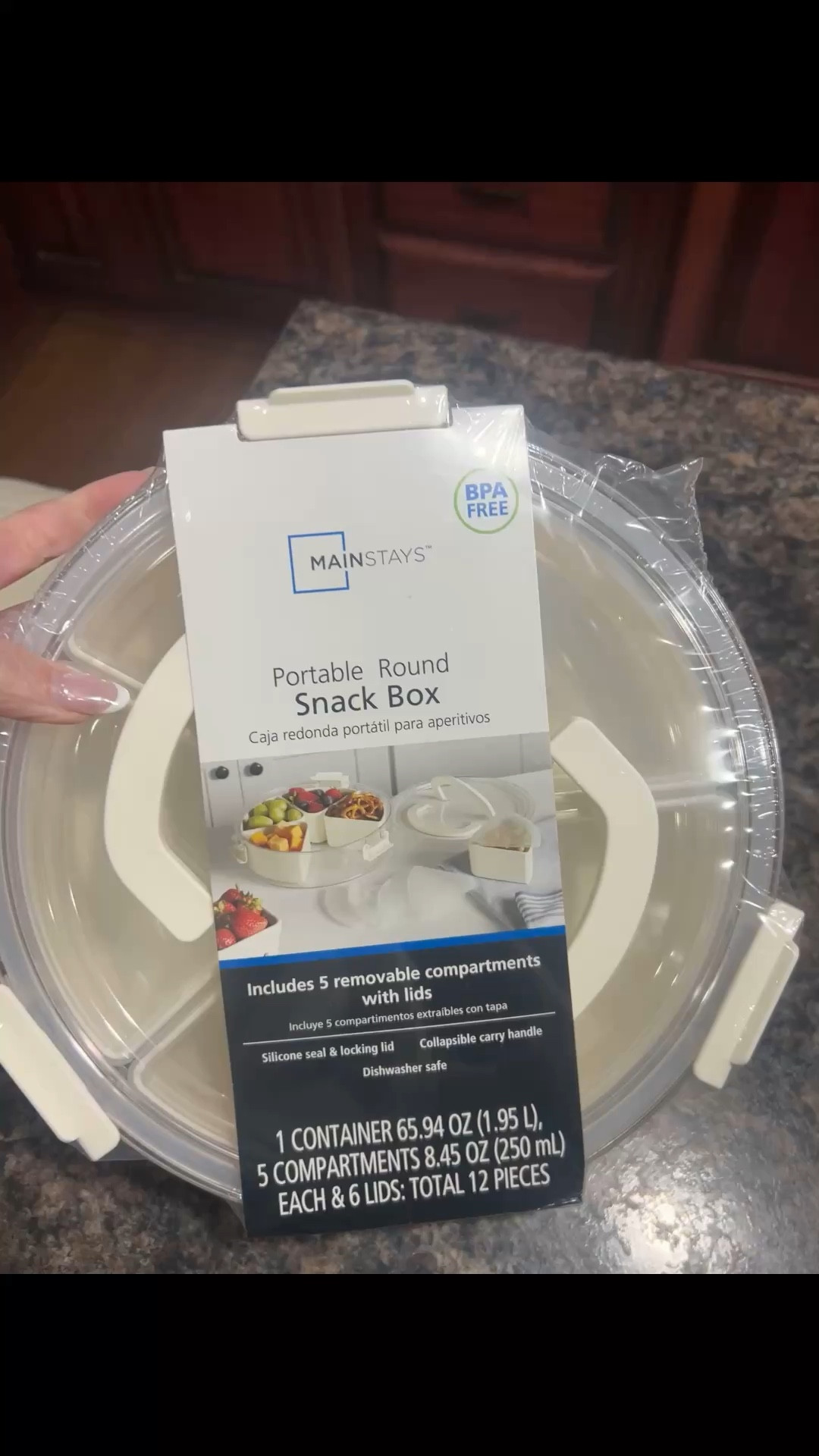 NEW FIND!! This round snackle box is great for fruits and veggies and will help with snacking healthier options!!  Less than $6!!! 

#LTKHome #LTKselfcare #LTKmomlife
