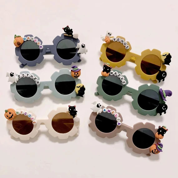 Halloween Childrens Custom Name Sunglasses Party Accessories - Etsy | Etsy (US)