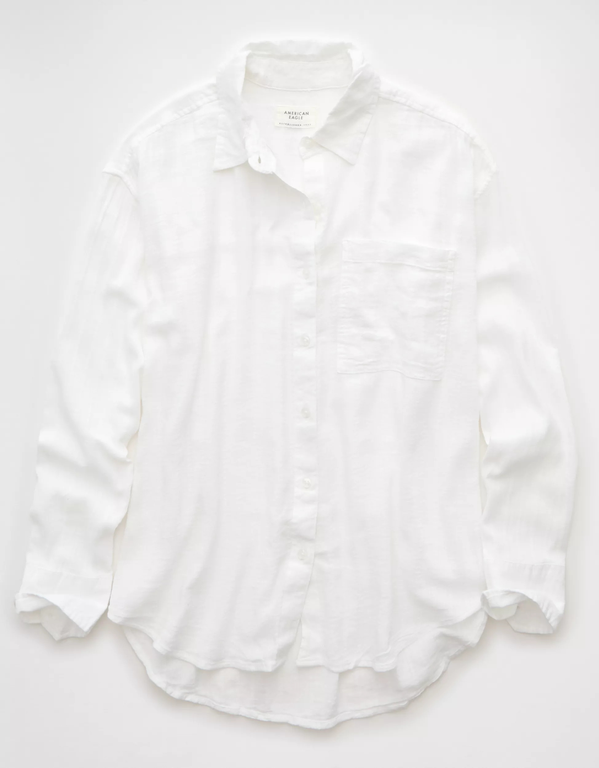 AE Perfect Button-Up Shirt | American Eagle Outfitters (US & CA)