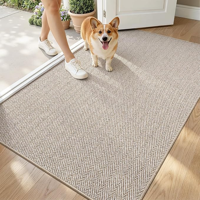LUMI Ultra Thin Indoor Door Mat for Entrance 36"x56", Non Slip Entryway Mat, Low Profile Doormat,... | Amazon (US)