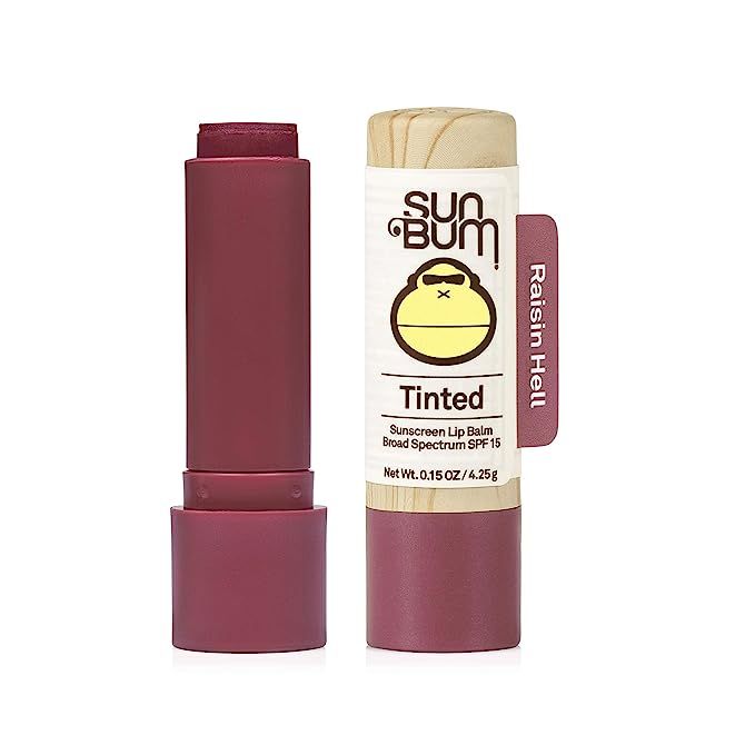 Sun Bum Tinted Lip Balm Raisin Hell | SPF 15 | UVA/UVB Broad Spectrum Protection | Sensitive Skin... | Amazon (US)