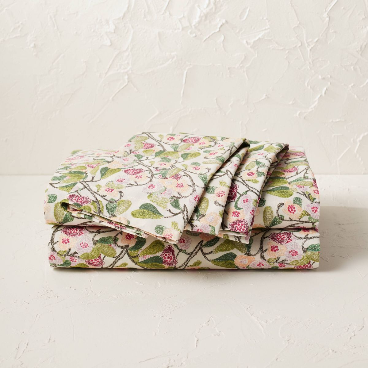 Queen Printed Cotton Sheet Set Autumn Blossom - Opalhouse™ designed with Jungalow™ | Target