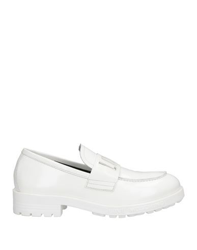 Love Moschino Woman Loafers White Size 9 Calfskin | YOOX (US)