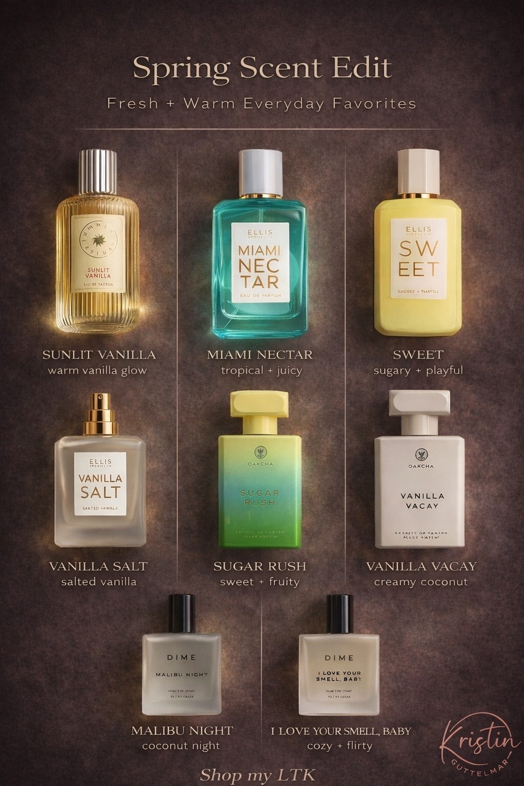 ✨ Spring scents I keep reaching for lately

From warm vanilla to fresh, fruity blends… these are the everyday fragrances that just hit right 🤍

Light, layered, and easy to wear whether you’re running errands or heading out

Saving you the trial + error—these are the good ones 💫

Shop my full scent edit on LTK

#LTKBeauty #LTKFinds #LTKStyle #AmazonFinds #AmazonBeauty #PerfumeLover #FragranceFinds #VanillaPerfume #EverydayLuxury #ScentOfTheDay #AffordableLuxury #BeautyFavorites #SpringScents #CleanGirlAesthetic #NeutralStyle #SoftLuxury #DailyEssentials #MomStyle #SimpleStyle #LTKUnder50

#LTKselfcare #LTKBeauty #LTKU