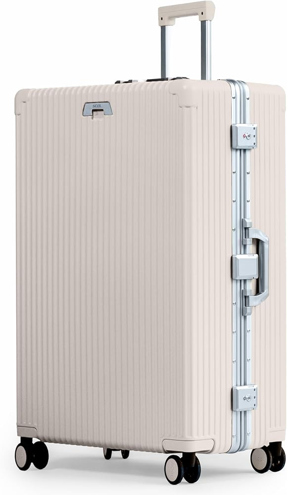 Nobl Travel Zipperless Check In Suitcase - Aluminum Frame, Check In luggage 30.2x20x12 Airline Ap... | Amazon (US)