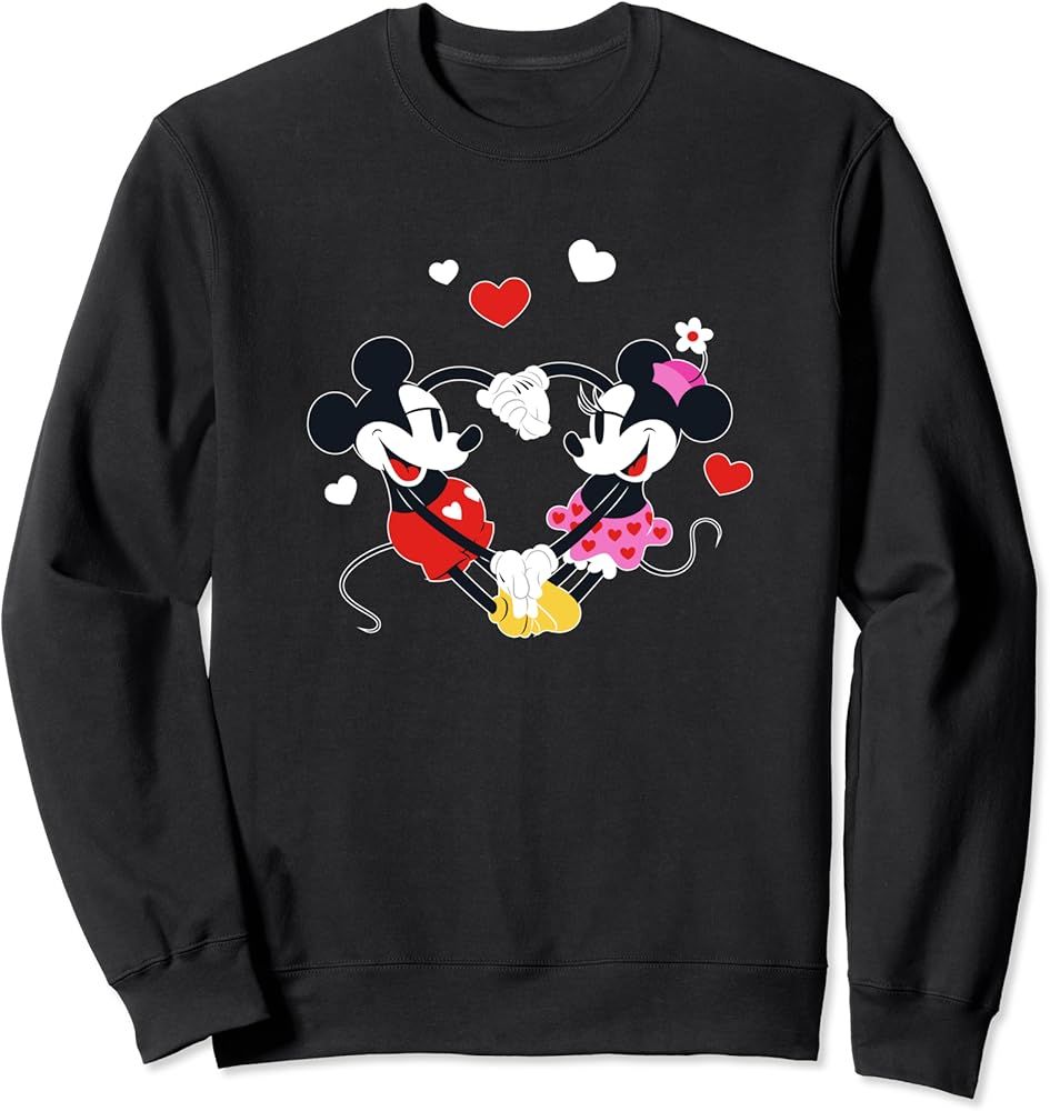 Disney Mickey and Minnie Hearts Valentine’s Day Sweatshirt | Amazon (US)