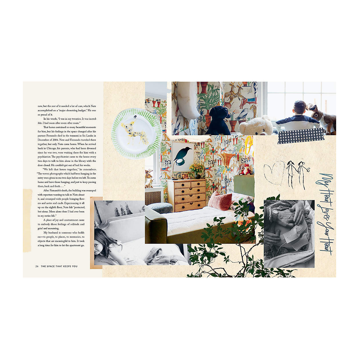 "The Space That Keeps You" Home Decor Book by Jeremiah Brent | Crate & Barrel | Crate & Barrel